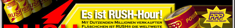Rush ist das weltweit meistverkaufte Aroma der Welt!
